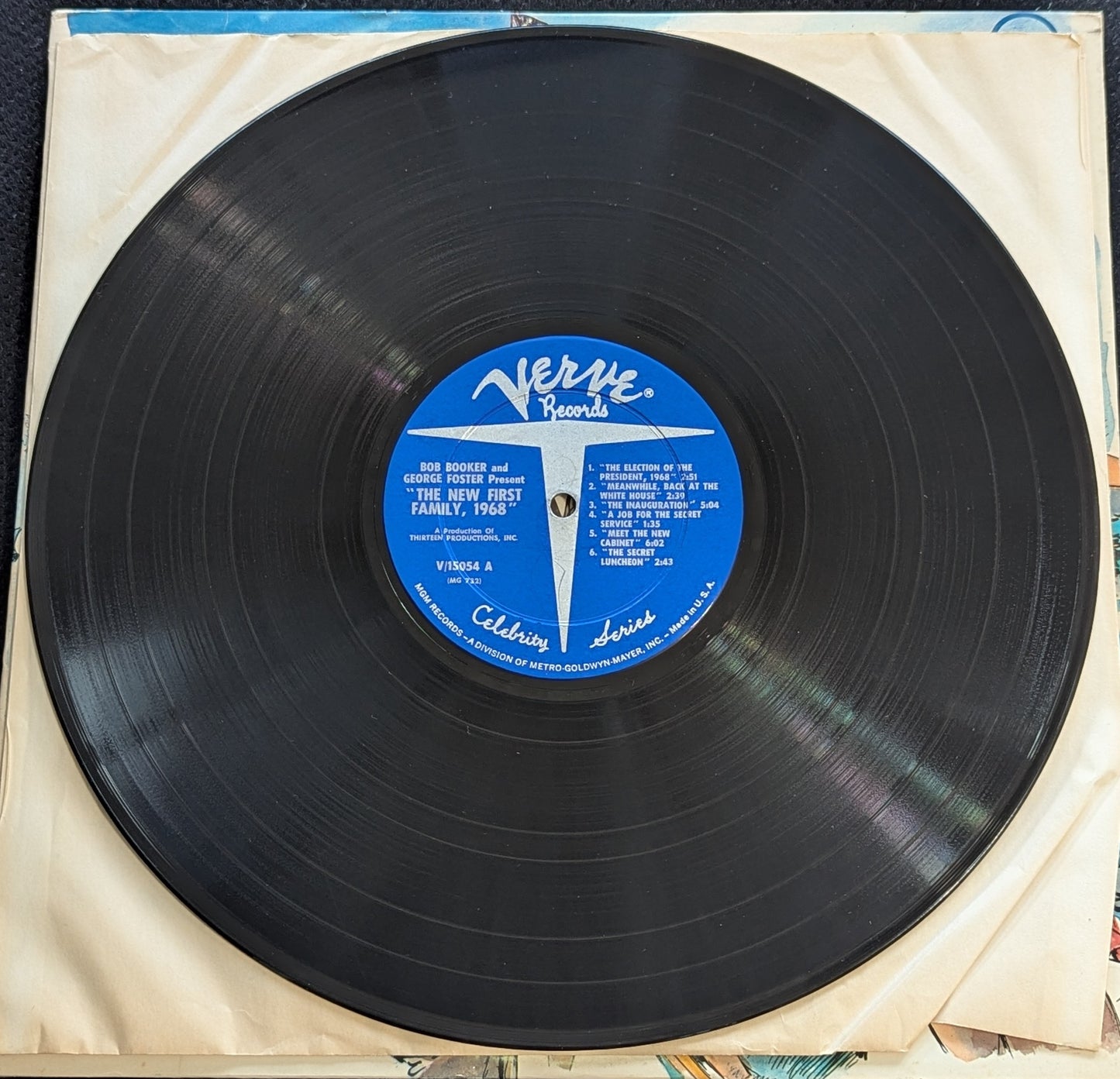 BOB BOOKER GEORGE FOSTER The New First Family 1968 A Futuristic Fairy Tale LP (VG Vinyl, VG Sleeve)
