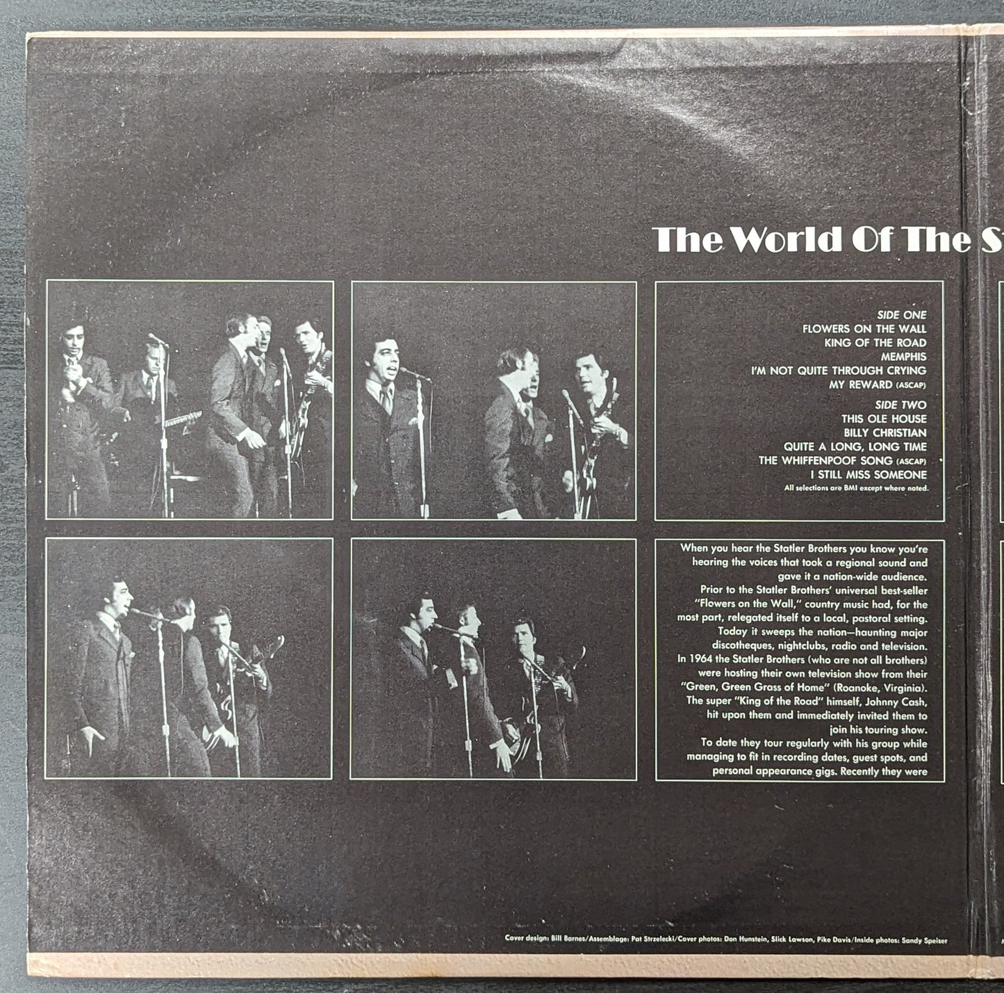 The World Of The Statler Brothers 2xLP Vinyl Record 1972 Columbia KG 31557 (VG Vinyl, VG Sleeve)