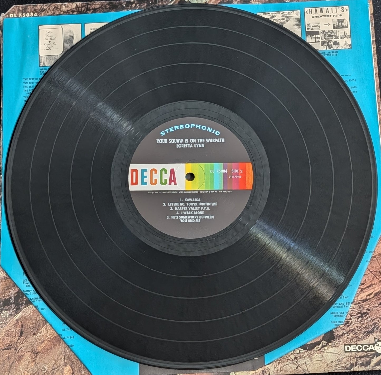 LORETTA LYNN Your Squaw Is On The Warpath LP Vinyl Record 1969 Decca DL 75084 (VG Vinyl, VG Sleeve)