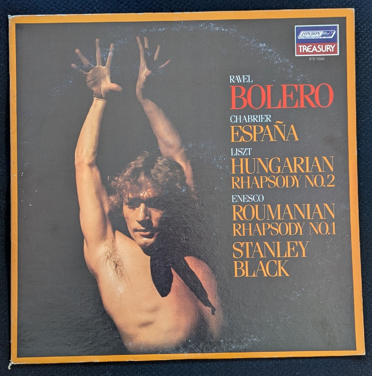 RAVEL Bolero CHABRIER Espana LISZT ENESCO STANLEY BLACK LP VINYL RECORD STS15560 (VG Vinyl, VG Sleeve)