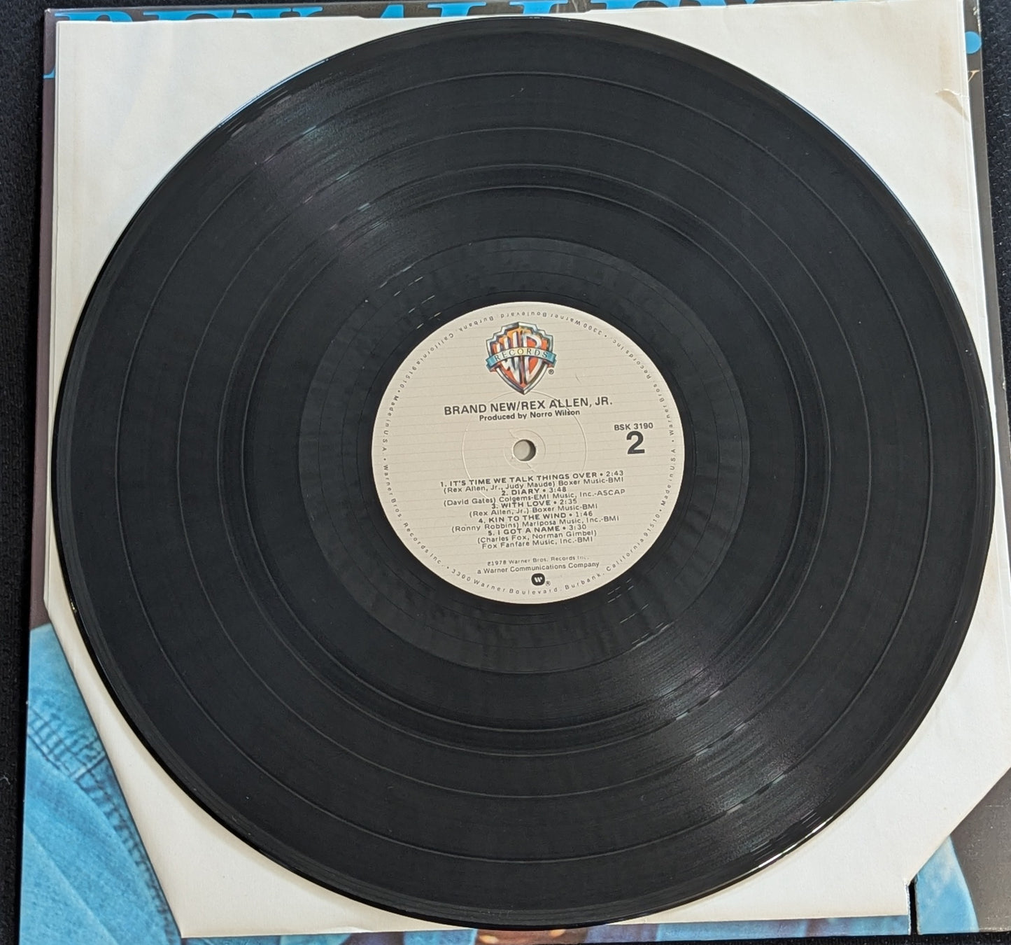 REX ALLEN JR Brand New LP Vinyl Record 1978 Warner Bros BSK 3190 Country (VG+ Vinyl, VG Sleeve)