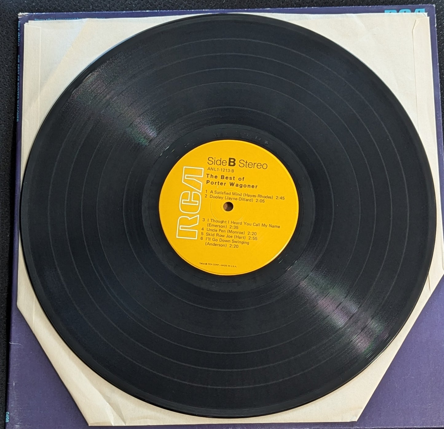 PORTER WAGONER The Best Of Porter Wagoner ANL1-1213(e) LP Vinyl Record Country (VG Vinyl, VG Sleeve)