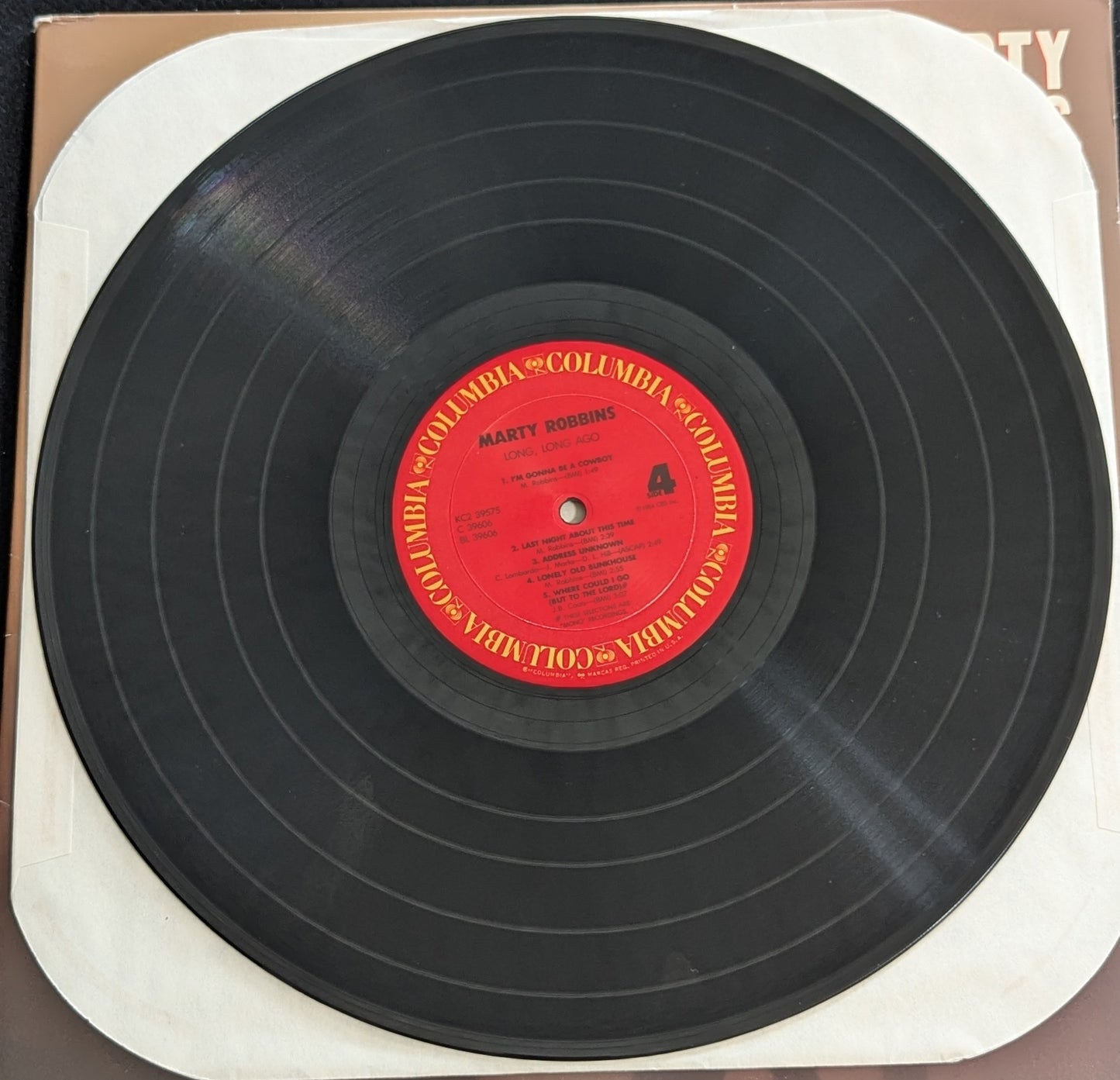MARTY ROBBINS Long Long Ago 2xLP Vinyl Record 1984 Columbia KC2 39575 (VG+ Vinyl, VG Sleeve)