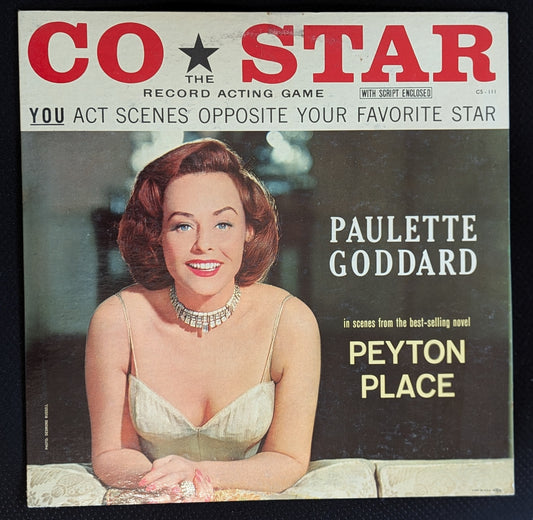 PAULETTE GODDARD Scenes From Peyton Place LP Vinyl Record 1977 Co Star CS-111 (VG Vinyl, VG Sleeve)