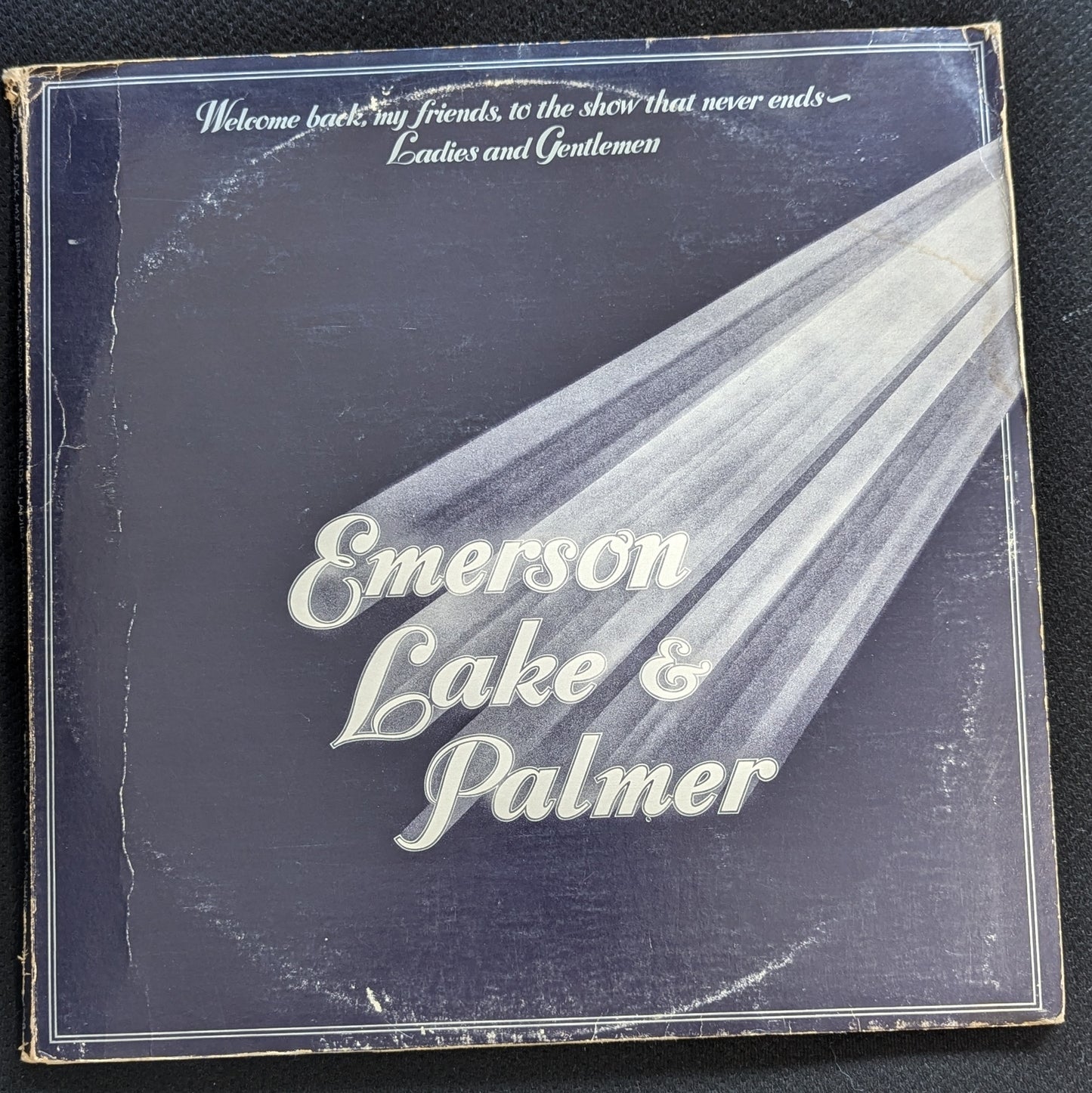 EMERSON LAKE & PALMER Welcome Back My Friends 3xLP Vinyl Record 1974 MC 3-200 (VG Vinyl, G Sleeve)