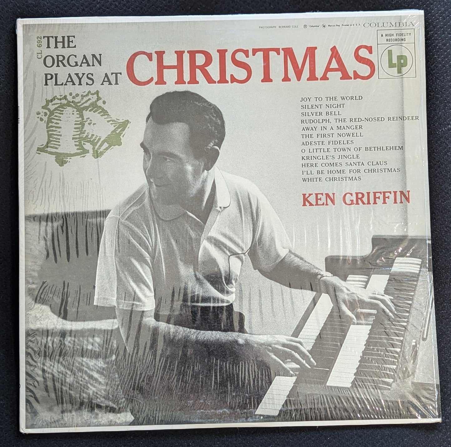 KEN GRIFFIN The Organ Plays At Christmas LP Vinyl Record 1962 Columbia CL 692 (VG Vinyl, VG+ Sleeve)