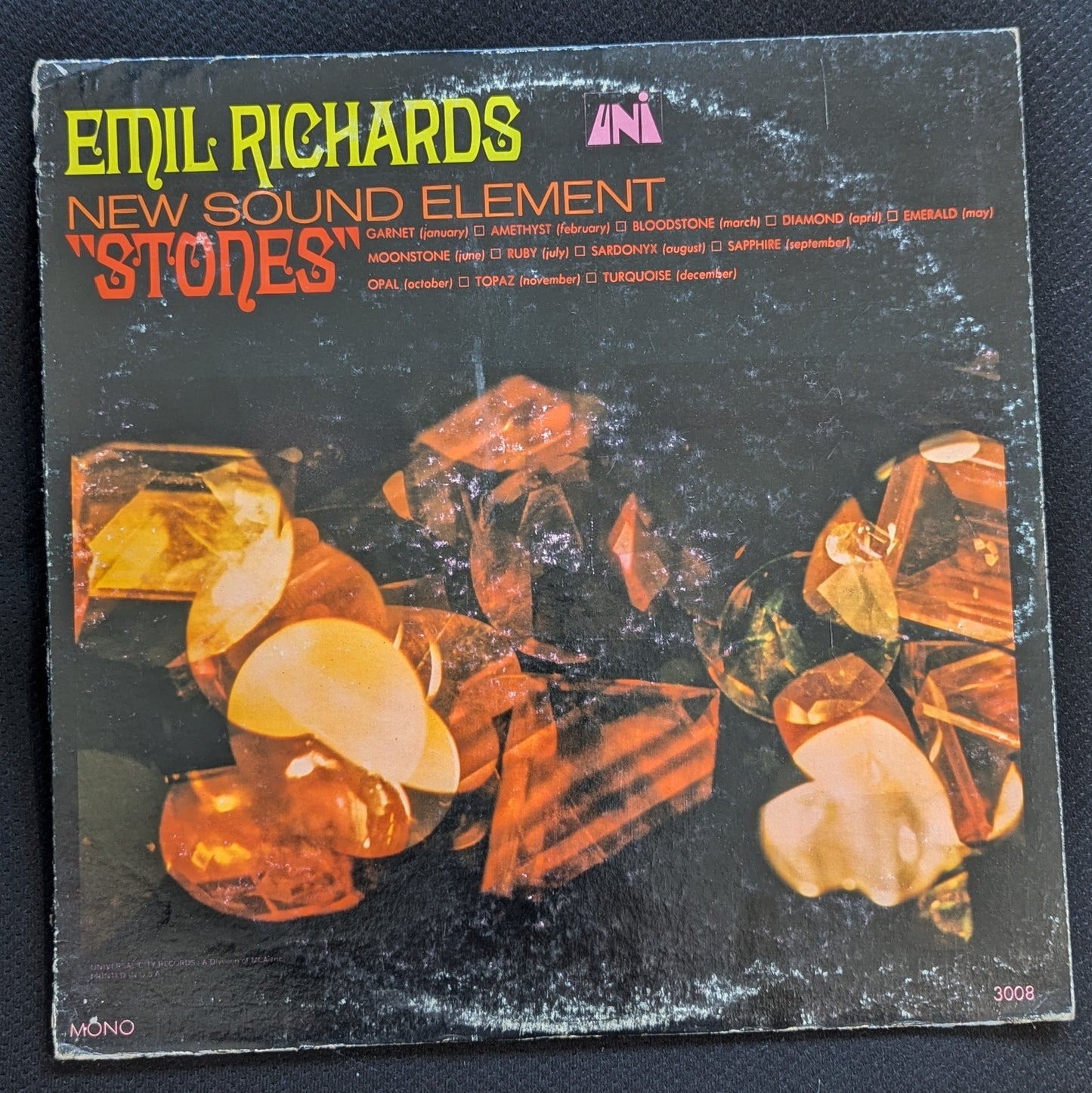 EMIL RICHARDS Stones New Sound Element LP Vinyl Record Universal City 73008 (VG Vinyl, G Sleeve)