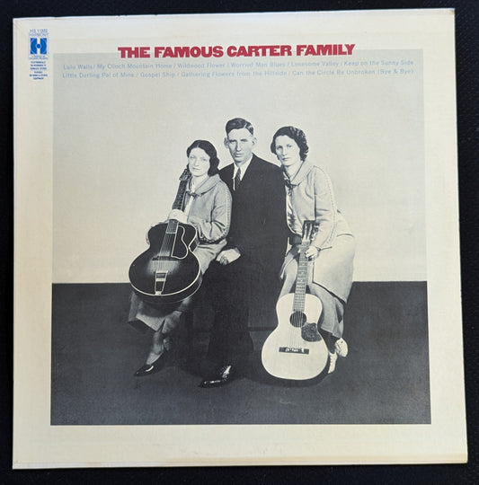 THE CARTER FAMILY The Famous Carter Family LP Vinyl Record 1970 Harmony HS 11332 (VG Vinyl, VG+ Sleeve)