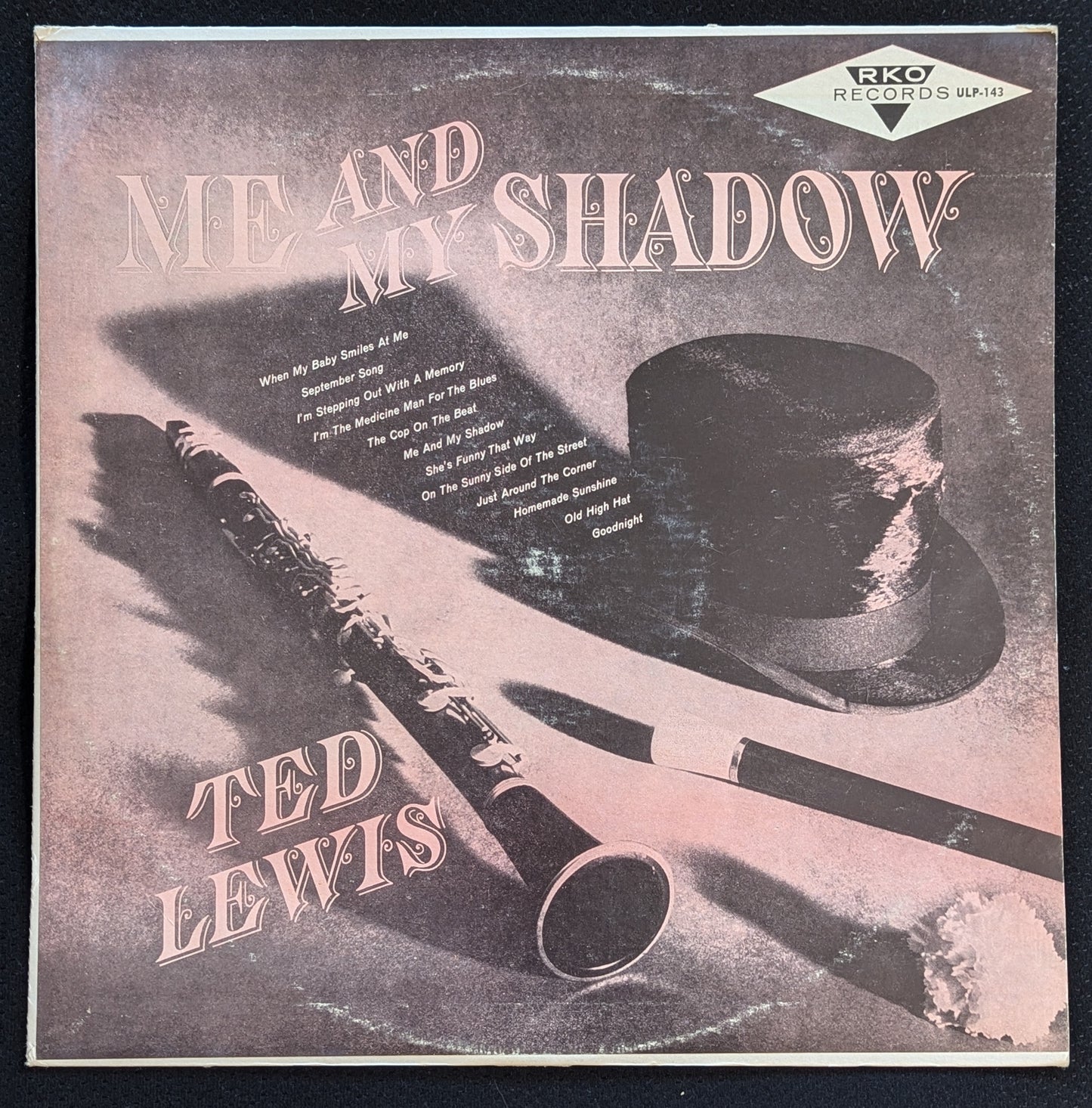 TED LEWIS Me And My Shadow LP Vinyl Record RKO ULP-143 (VG Vinyl, G+ Sleeve)