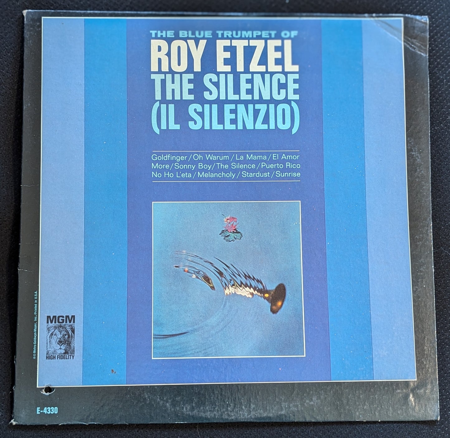 ROY ETZEL The Silence (Il Silenzio) LP Vinyl Record 1965 MGM Records E-4330 Mono (VG Vinyl, G+ Sleeve)