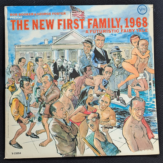 BOB BOOKER GEORGE FOSTER The New First Family 1968 A Futuristic Fairy Tale LP (VG Vinyl, VG Sleeve)