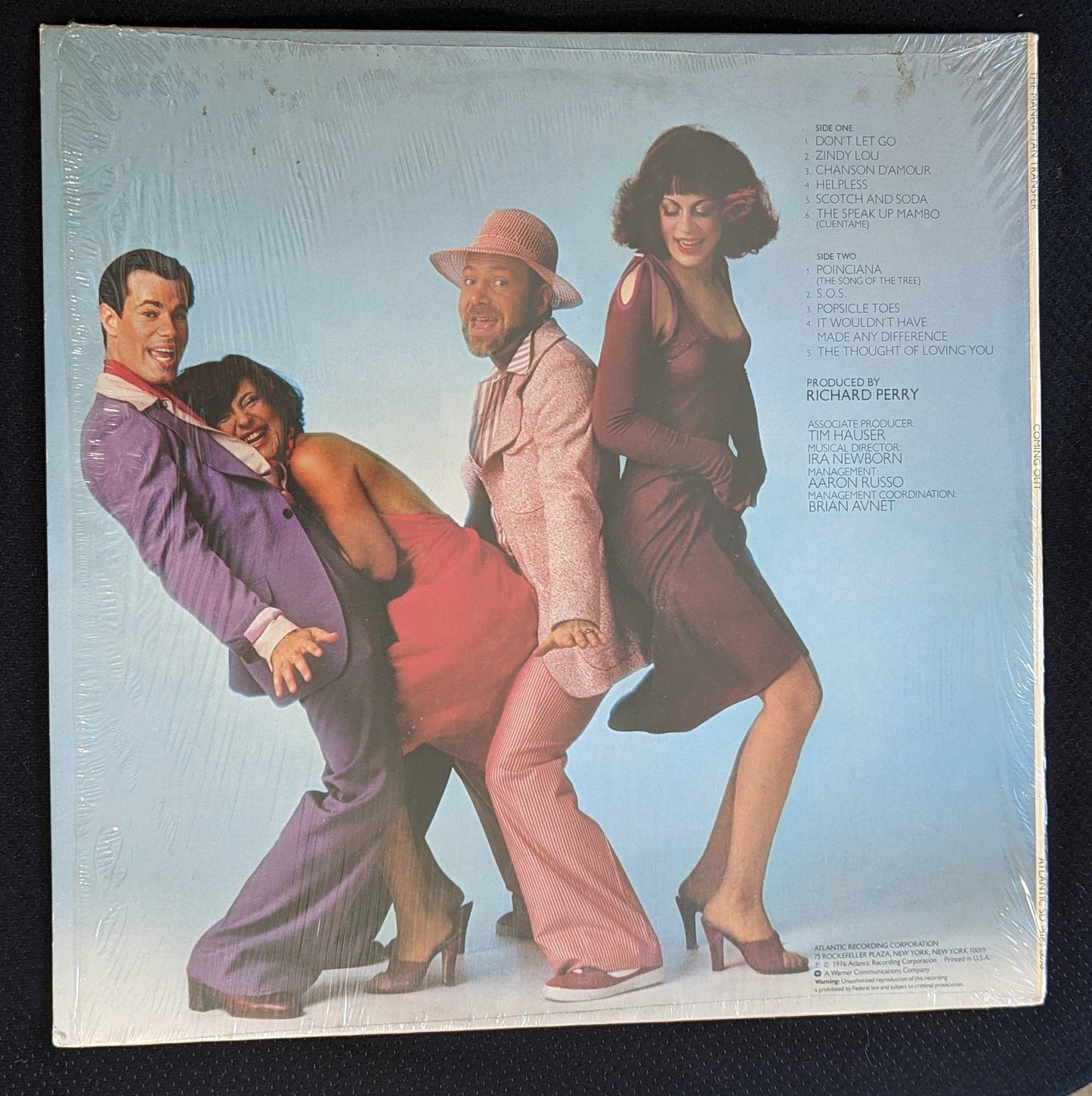 THE MANHATTAN TRANSFER Coming Out LP Vinyl Record 1976 Atlantic SD 18183 (VG+ Vinyl, VG+ Sleeve)