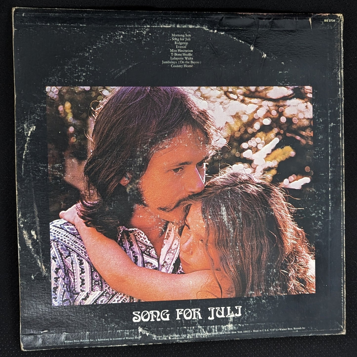 JESSE COLIN YOUNG Song For Juli LP Vinyl Record 1973 Warner Bros BS 2734 (VG Vinyl, F Sleeve)