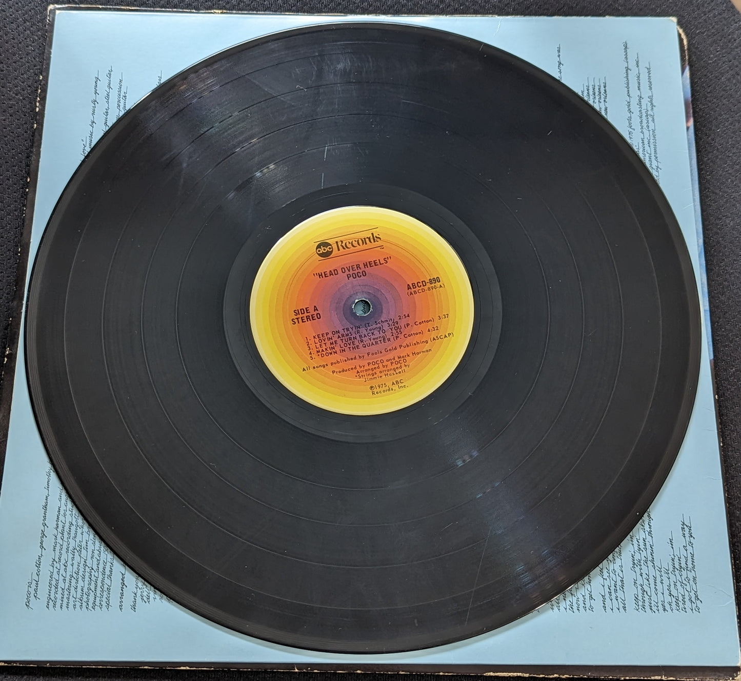 POCO Head Over Heels LP Vinyl Record Album 1975 ABC ABCD-890 Rock (VG Vinyl, VG Sleeve)