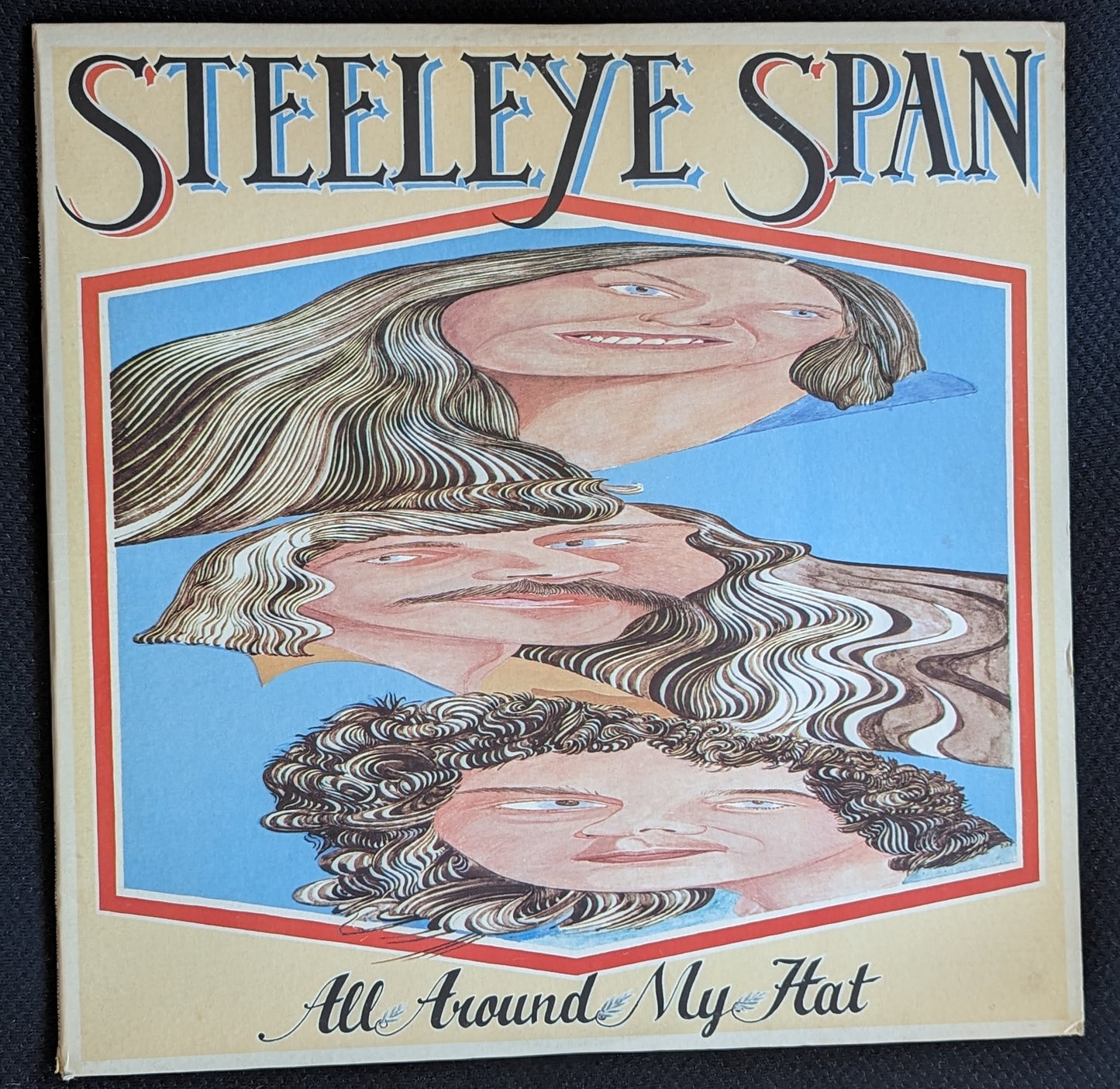 STEELEYE SPAN All Around My Hat LP Vinyl Record 1975 Chrysalis CHR 1091 (VG+ Vinyl, VG+ Sleeve)