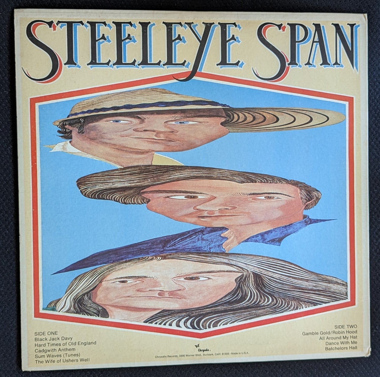 STEELEYE SPAN All Around My Hat LP Vinyl Record 1975 Chrysalis CHR 1091 (VG+ Vinyl, VG+ Sleeve)