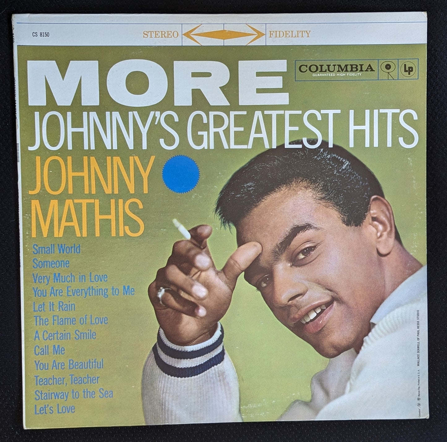 JOHNNY MATHIS More Johnnys Greatest Hits LP Vinyl Record Columbia CS 8150 (VG+ Vinyl, VG+ Sleeve)