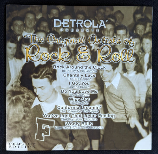 VARIOUS ARTISTS Detrola Presents The Original Artists Of Rock & Roll (VG+ Vinyl, VG+ Sleeve)