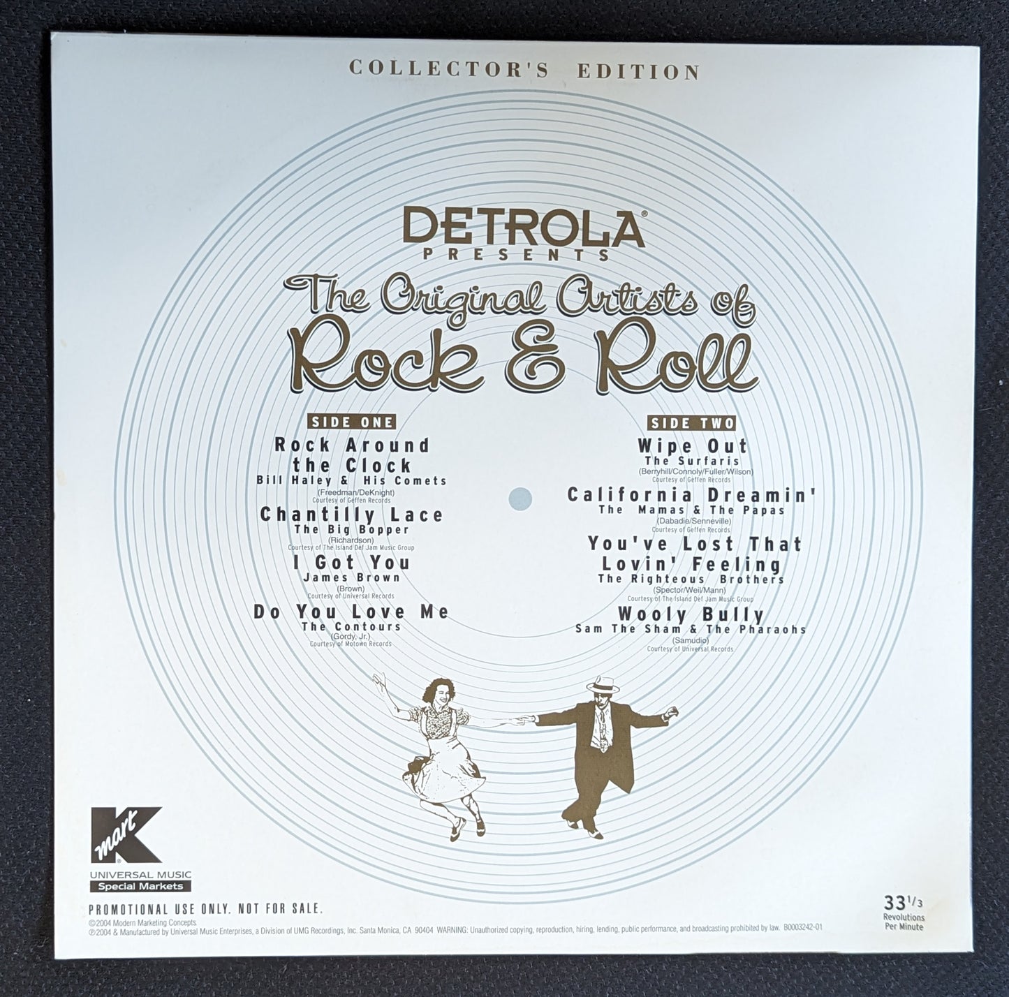 VARIOUS ARTISTS Detrola Presents The Original Artists Of Rock & Roll (VG+ Vinyl, VG+ Sleeve)