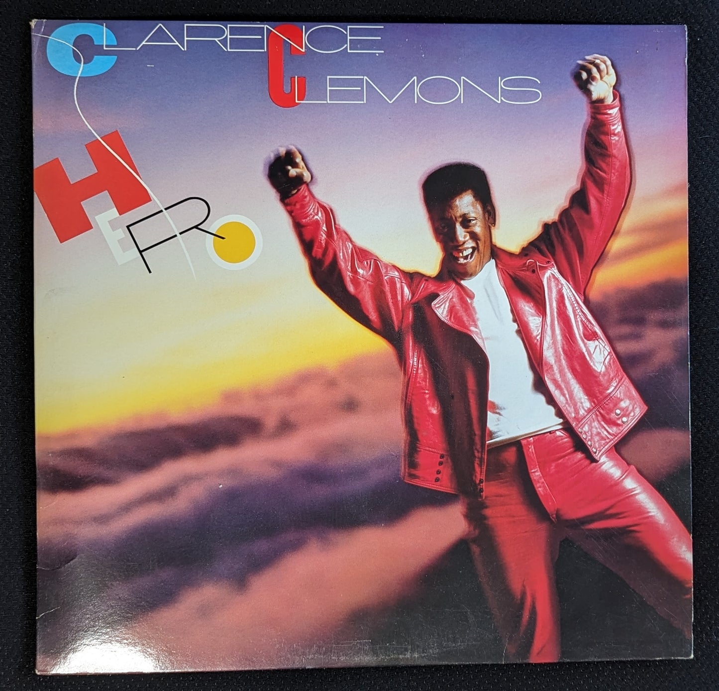 CLARENCE CLEMONS Hero LP Vinyl Record 1985 Columbia BFC 40010 (VG+ Vinyl, VG+ Sleeve)