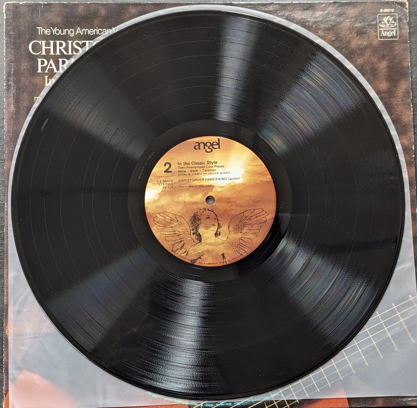 CHRISTOPHER PARKENING In The Classic Style LP Vinyl Record Angel S-36019 (VG Vinyl, VG Sleeve)