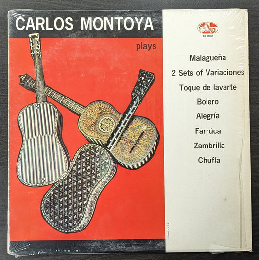 CARLOS MONTOYA Guitarist Plays LP Vinyl Record 1981 Allegro AR 88063 (VG Vinyl, VG+ Sleeve)