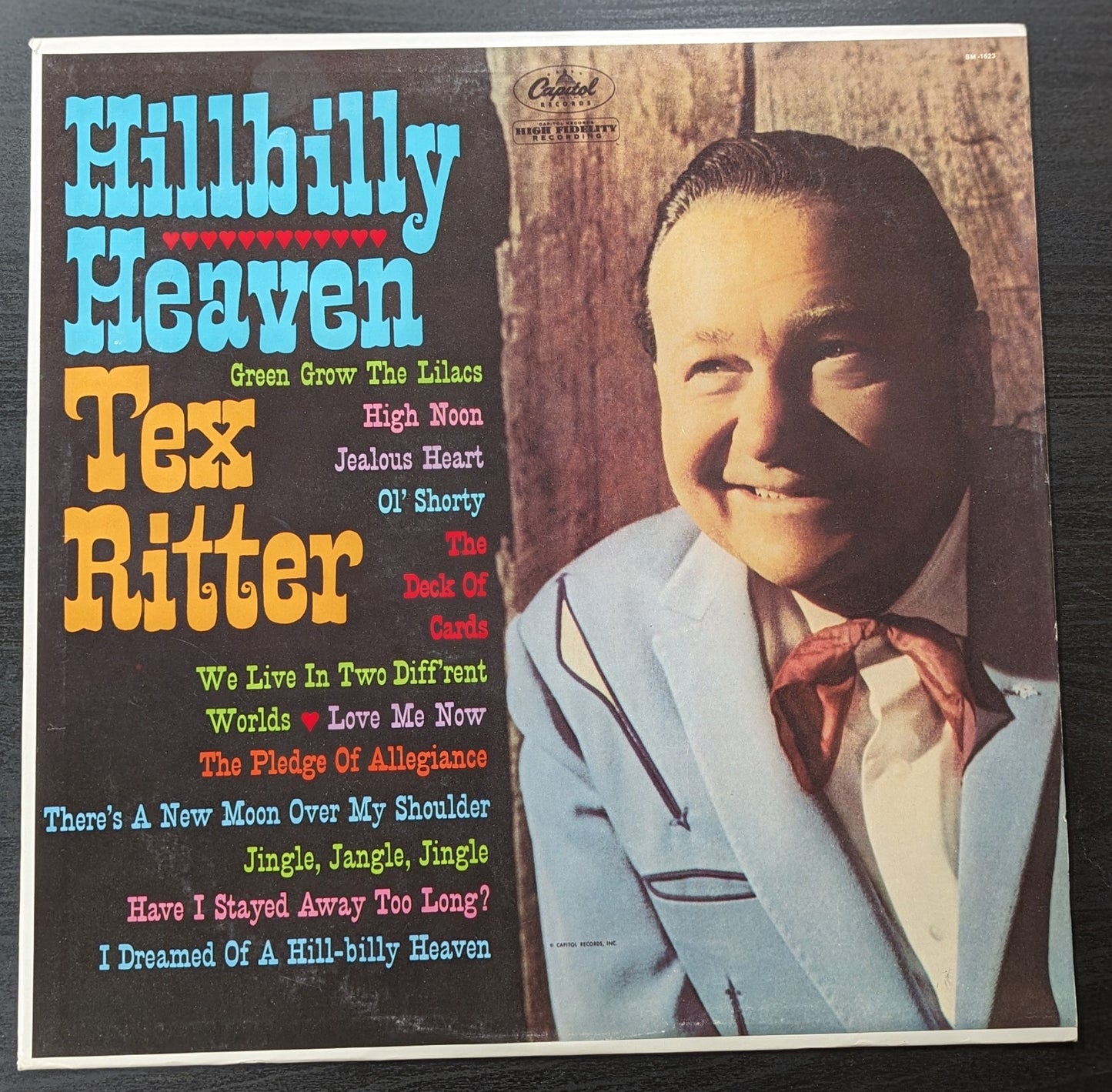 TEX RITTER Hillbilly Heaven LP Vinyl Record Capitol SM-1623 Country (VG Vinyl, VG Sleeve)