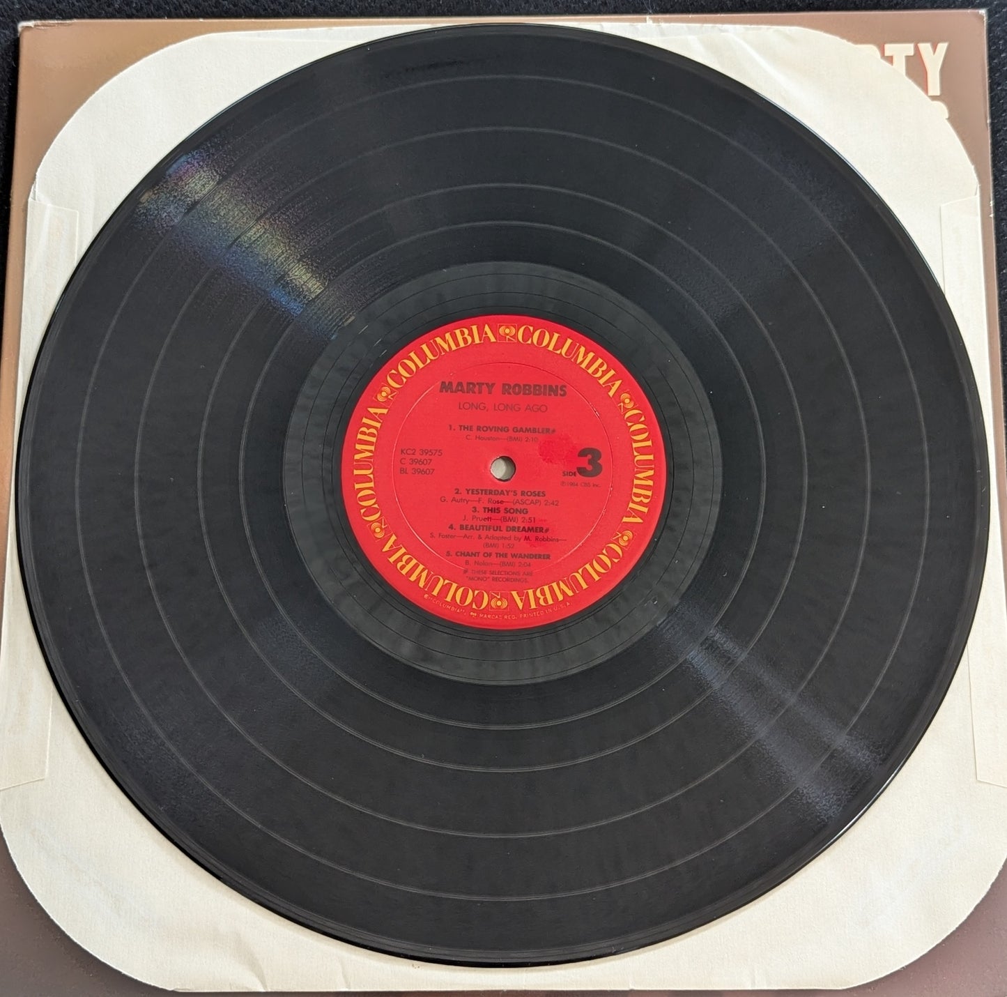 MARTY ROBBINS Long Long Ago 2xLP Vinyl Record 1984 Columbia KC2 39575 (VG+ Vinyl, VG Sleeve)