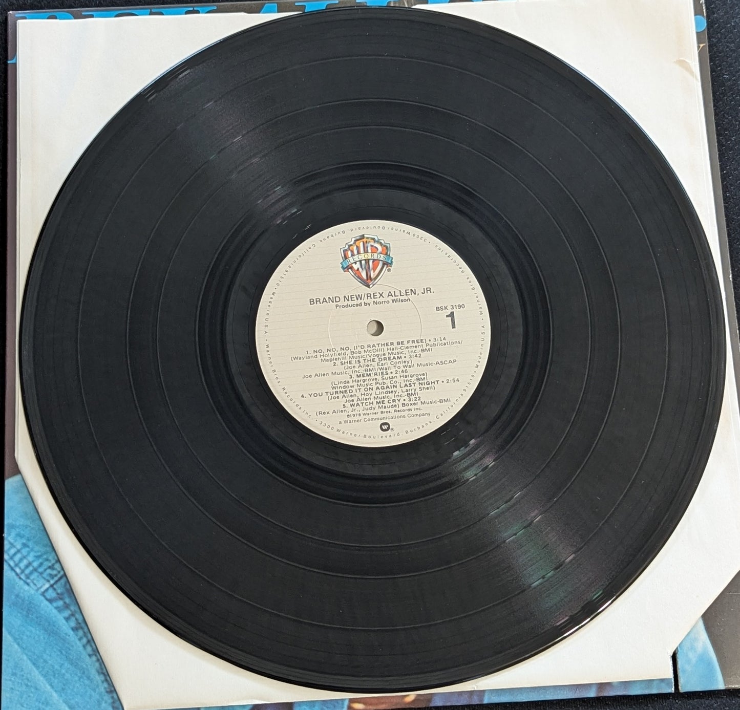 REX ALLEN JR Brand New LP Vinyl Record 1978 Warner Bros BSK 3190 Country (VG+ Vinyl, VG Sleeve)