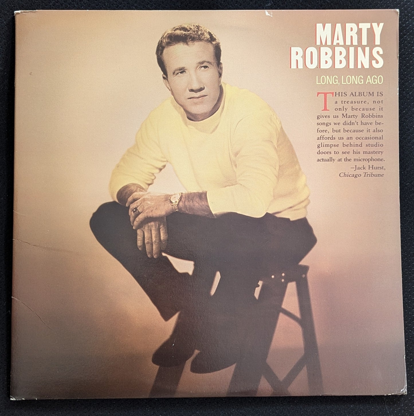 MARTY ROBBINS Long Long Ago 2xLP Vinyl Record 1984 Columbia KC2 39575 (VG+ Vinyl, VG Sleeve)