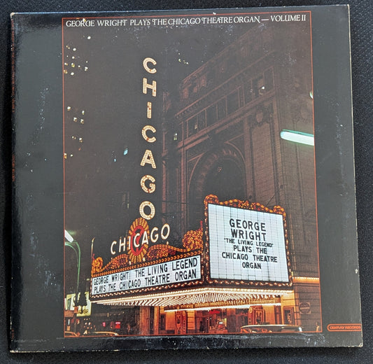 GEORGE WRIGHT Plays The Chicago Theatre Organ Volume II LP Vinyl Record CR-1061 (VG Vinyl, VG Sleeve)