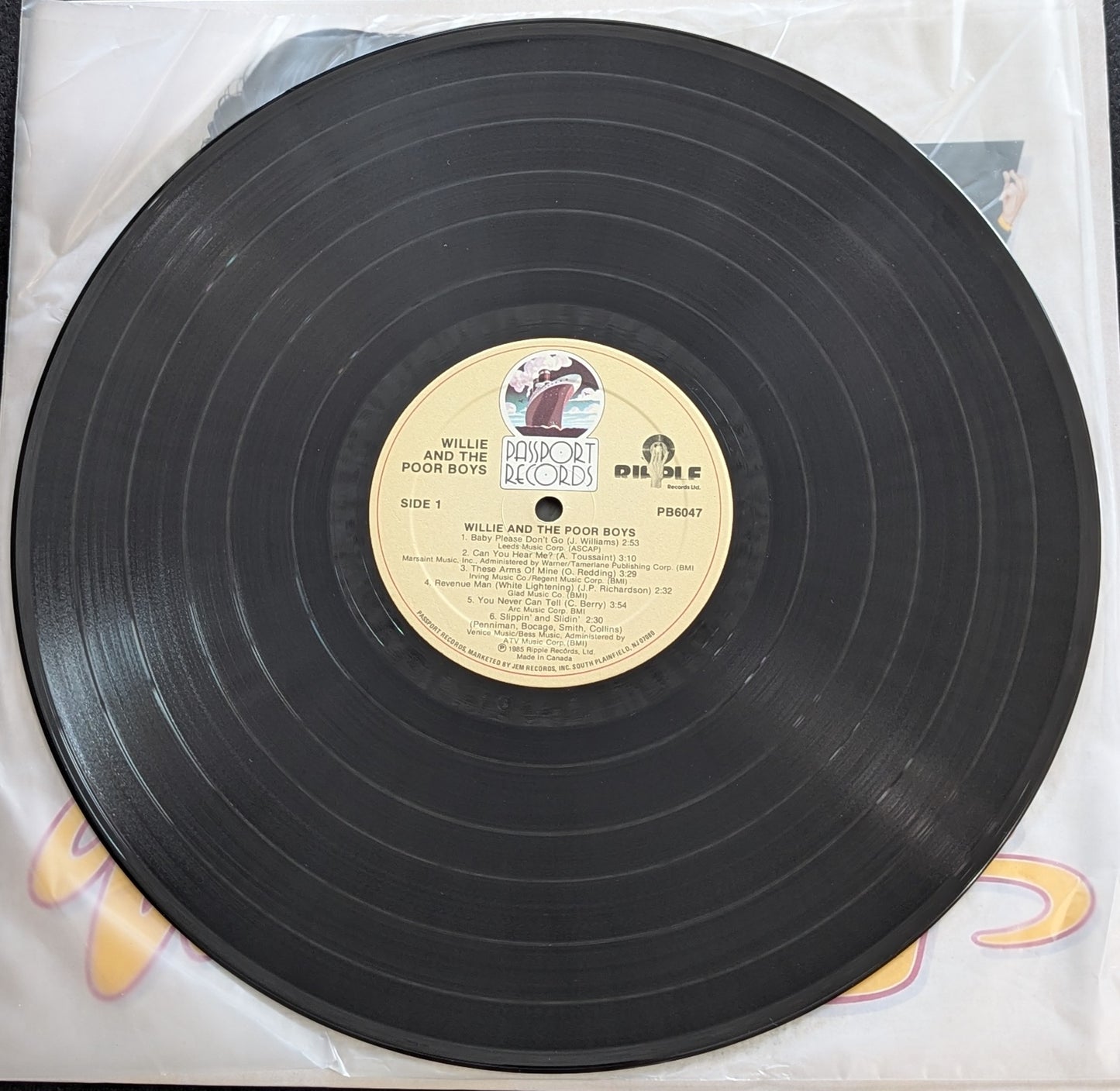 WILLIE AND THE POOR BOYS Self Titled LP Vinyl Record 1985 PB6047 (VG+ Vinyl, VG Sleeve)