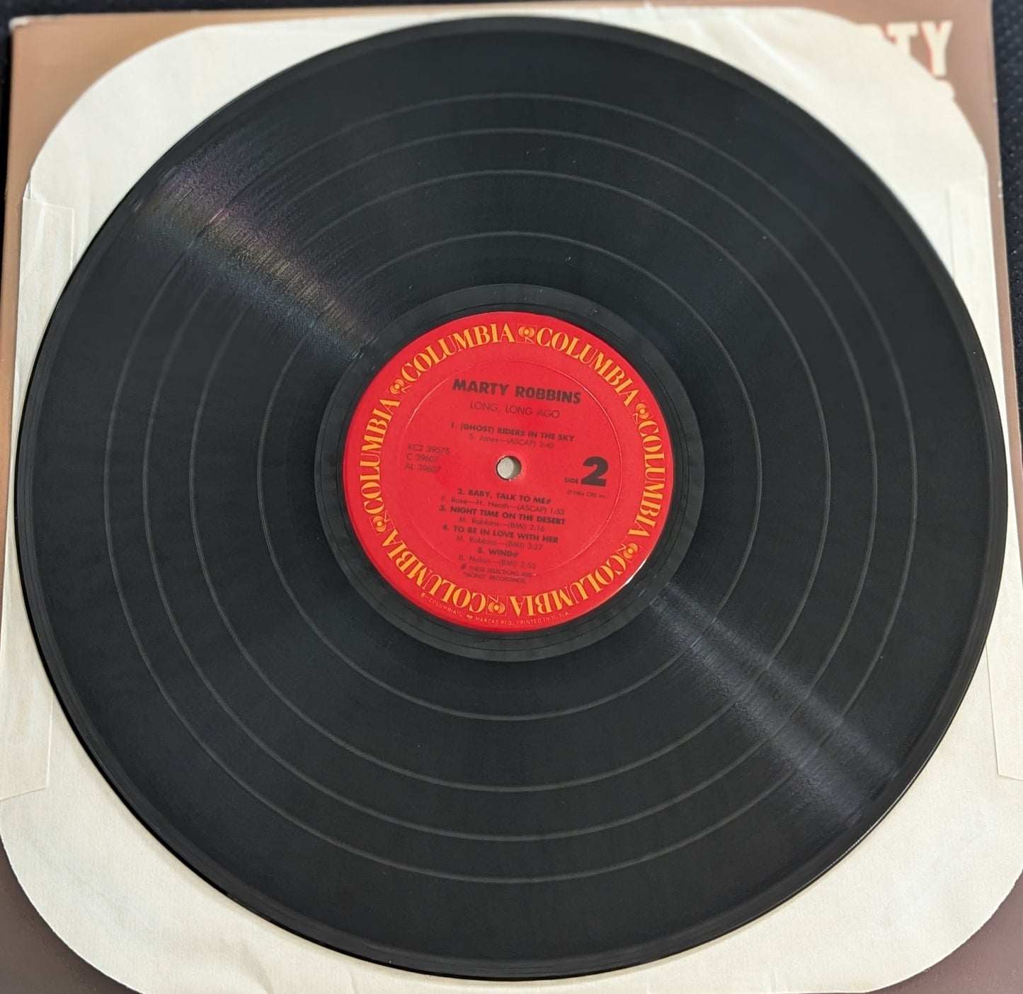 MARTY ROBBINS Long Long Ago 2xLP Vinyl Record 1984 Columbia KC2 39575 (VG+ Vinyl, VG Sleeve)