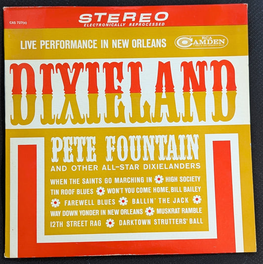PETE FOUNTAIN -Dixieland Live Performance In New Orleans LP CAS 727(e) 1962 (VG+ Vinyl, VG Sleeve)