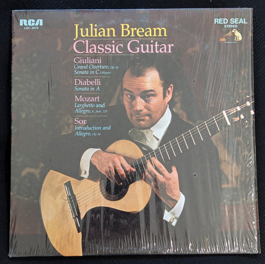 JULIAN BREAM Classic Guitar LP Vinyl Record 1969 RCA Red Seal LSC-3070 (VG Vinyl, VG+ Sleeve)