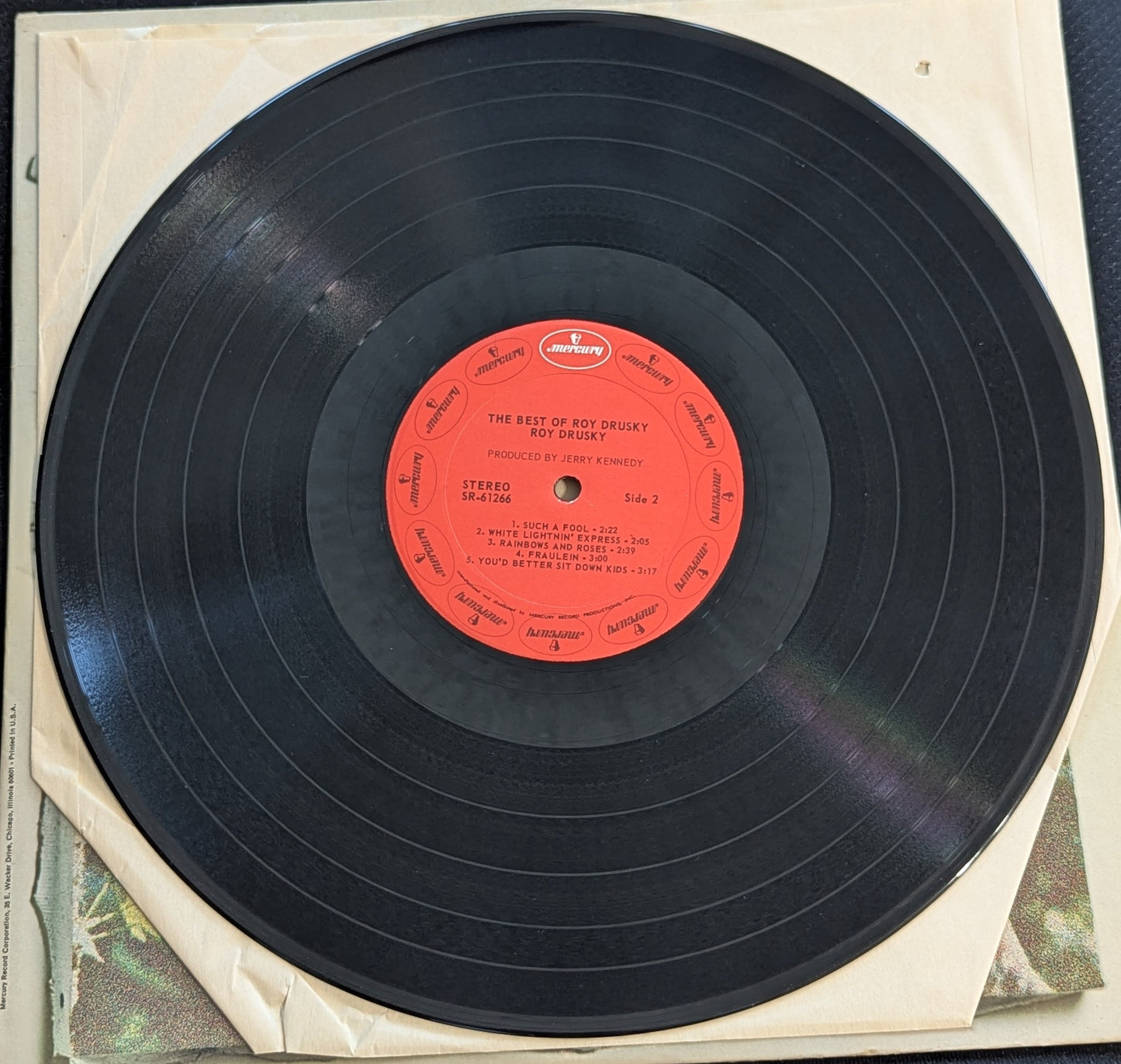 ROY DRUSKY The Best Of Roy Drusky LP Vinyl Record 1970 Mercury SR61266 ( VG Vinyl, VG Sleeve)