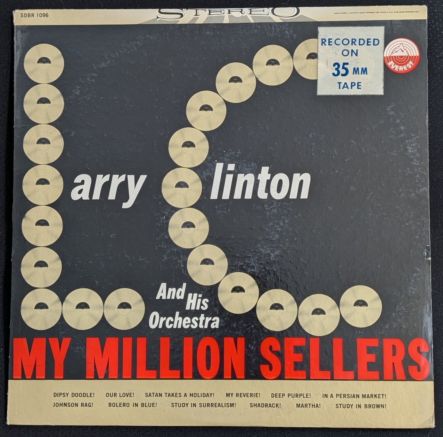 LARRY CLINTON My Million Sellers LP Vinyl Record Everest SDBR 1096 (VG Vinyl, VG Sleeve)