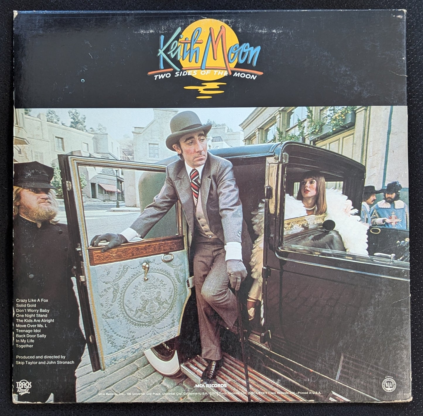 KEITH MOON Two Sides of the Moon LP Vinyl Record 1975 MCA-2136 (VG Vinyl, G+ Sleeve)