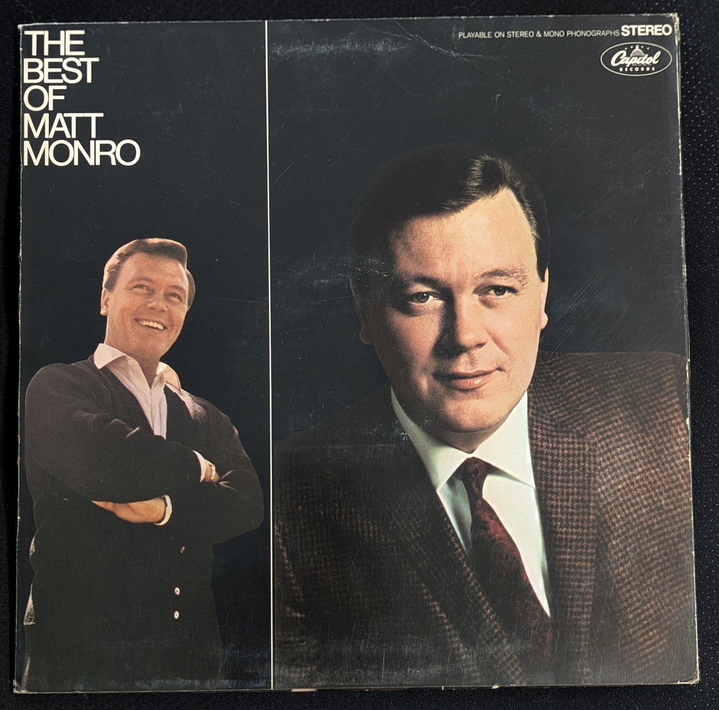 MATT MONRO The Best of Matt Monro LP Vinyl Record Capitol SKAO 152 (VG Vinyl, G+ Sleeve)