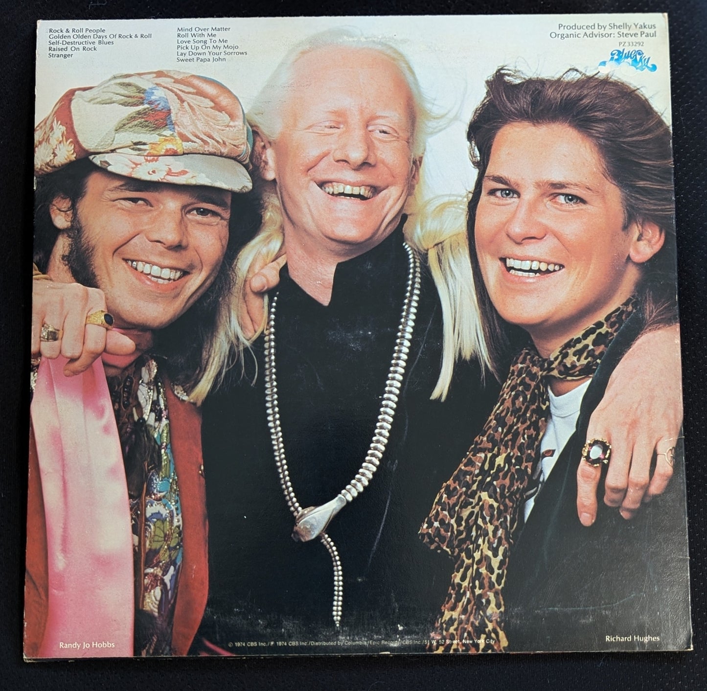 JOHNNY WINTER John Dawson Winter III LP Vinyl Record 1974 Blue Sky PZ 33292 (VG Vinyl, G+ Vinyl)