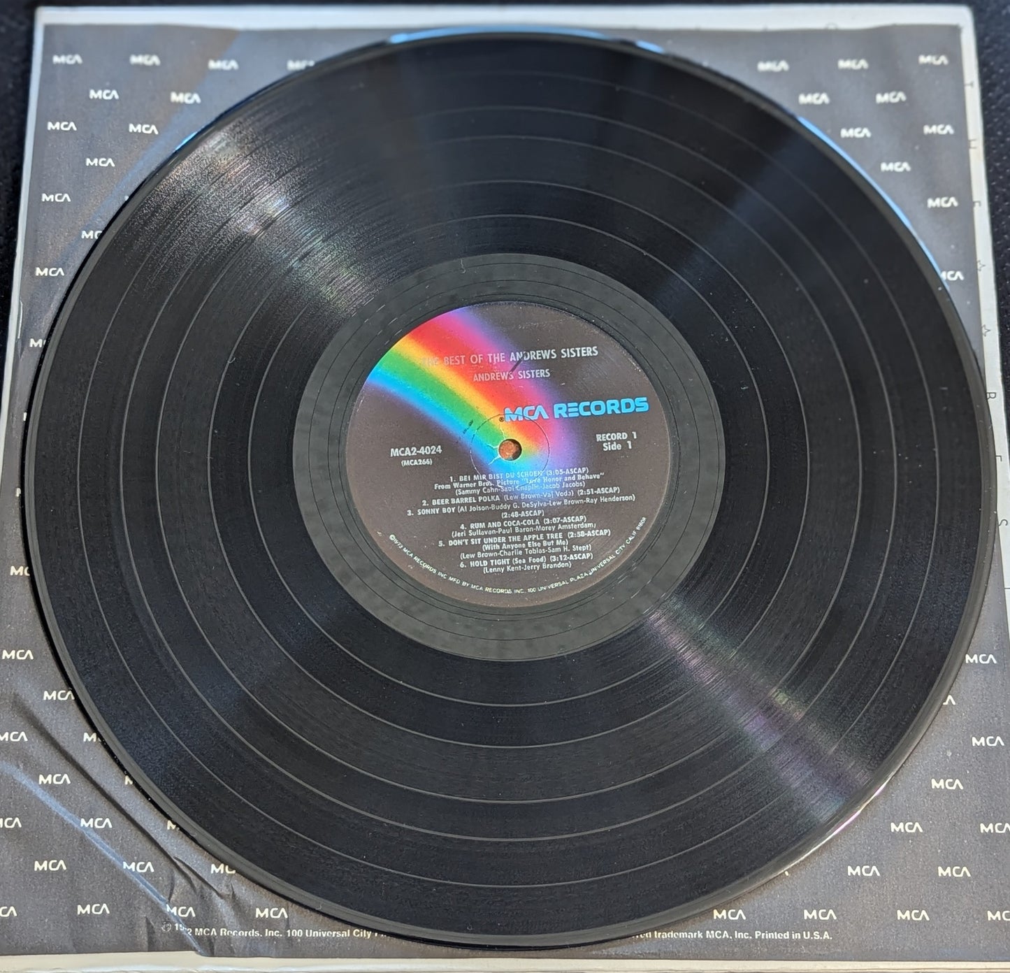 The Best Of THE ANDREWS SISTERS 2xLP Vinyl Record 1973 MCA MCA2-4024 (VG Vinyl, VG Sleeve)