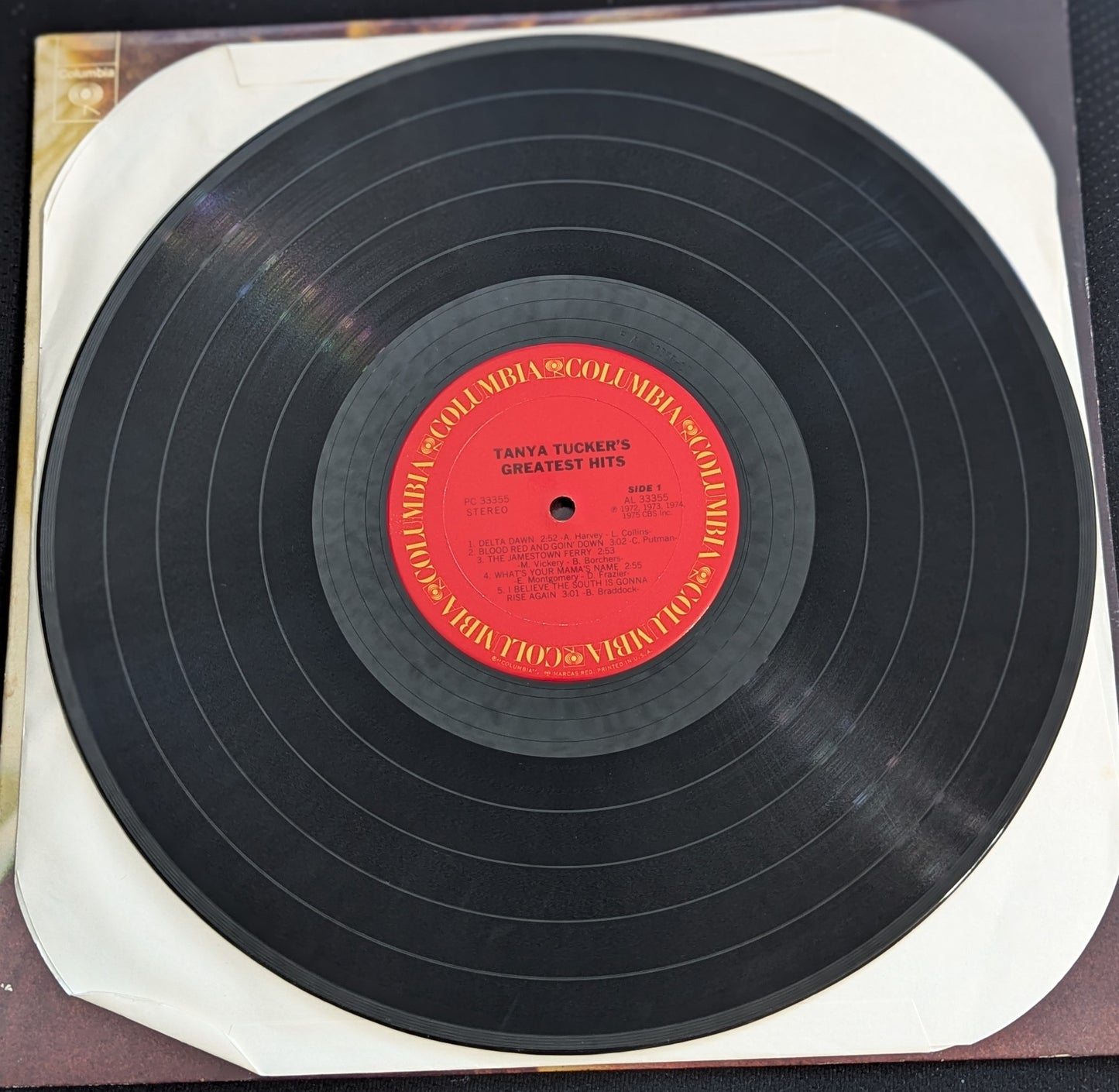 TANYA TUCKER Greatest Hits LP Vinyl Record Columbia PC 33355 Reissue (VG Vinyl, VG+ Sleeve)