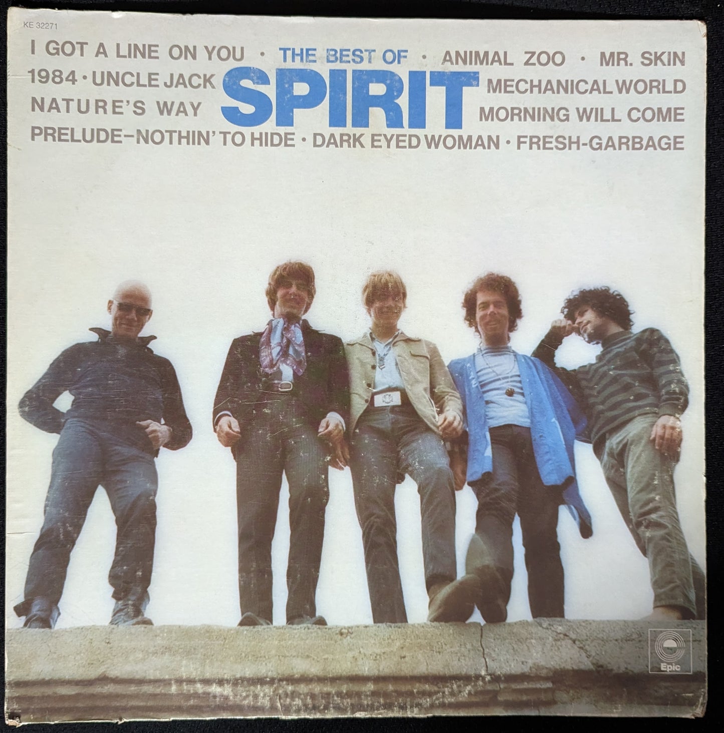 SPIRIT The Best Of Spirit LP Vinyl Record 1973 Epic KE 32271 Psychedelic Rock (VG Vinyl, G+ Sleeve)