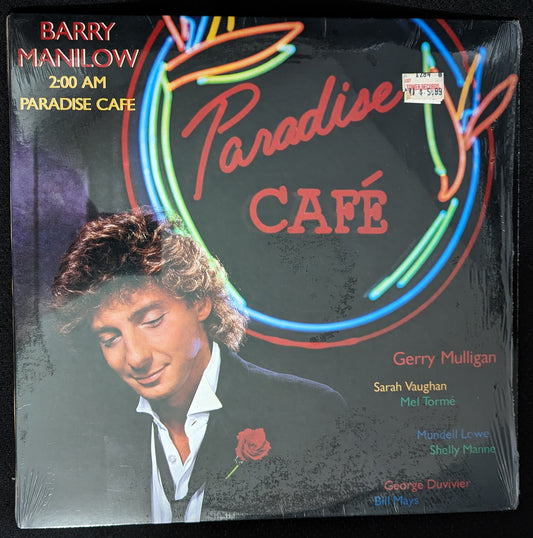 BARRY MANILOW 2:00 AM Paradise Cafe LP Vinyl Record 1984 Arista AL8-8254 (VG+ Vinyl, VG+ Sleeve)