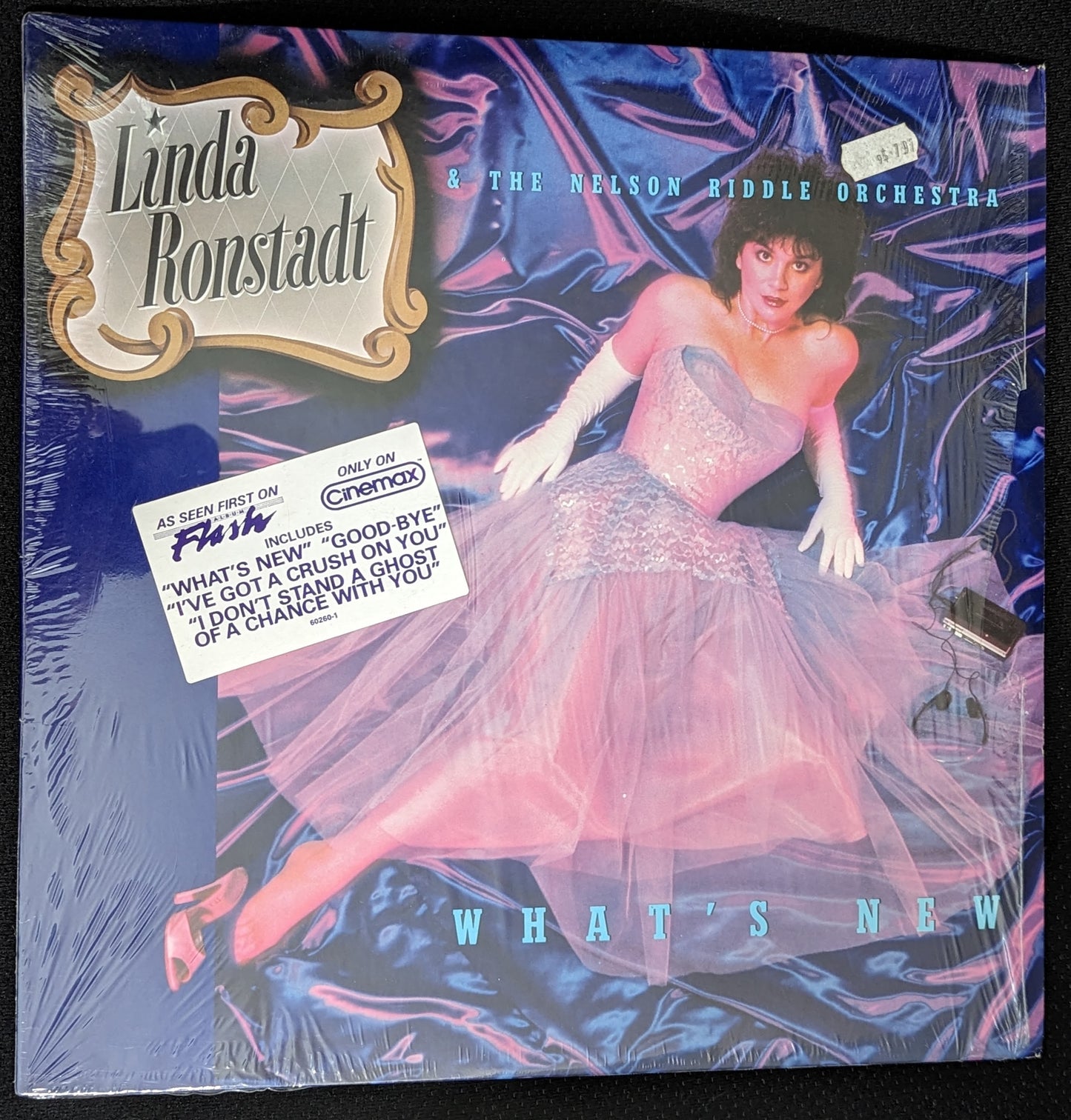 LINDA RONSTADT NELSON RIDDLE ORCHESTRA What's New LP Vinyl Record 1983 Asylum (VG+ Vinyl, VG+ Sleeve)